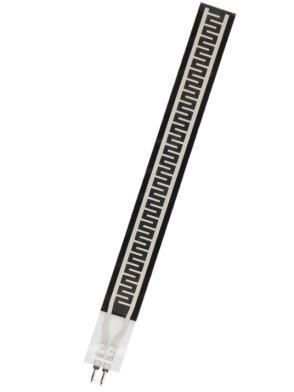 Flex sensor used to measure finger bend